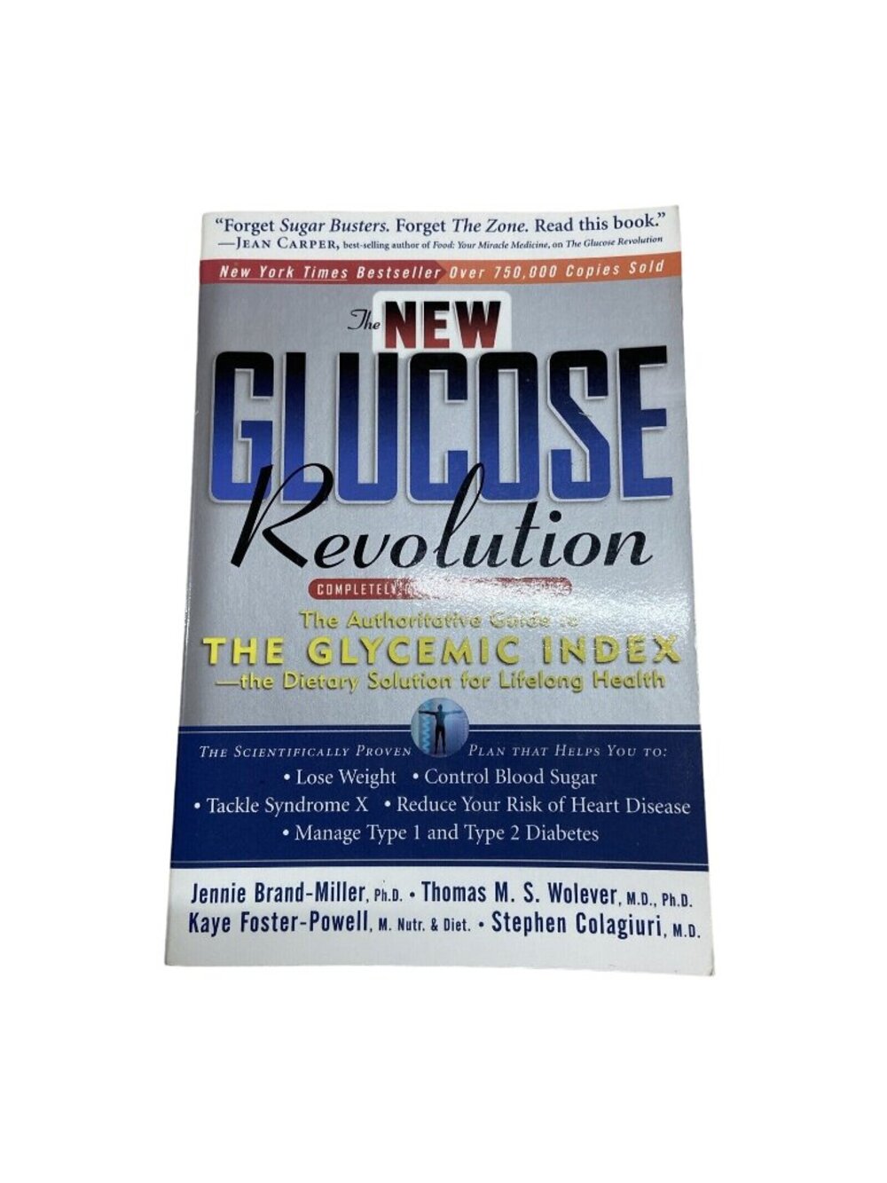 The New Glucose Revolution Book Paperback Glycemic Index Guide For Lifelong Heal